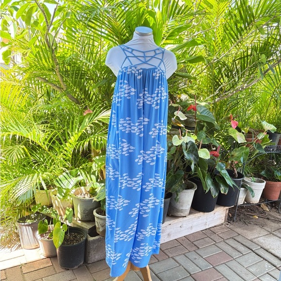 Ava Sky Floral Blue Dress - Picture 1 of 7